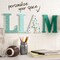 Plaid Wood Unfinished Letter, 8" Wooden Surface Perfect for DIY Arts and Crafts Projects